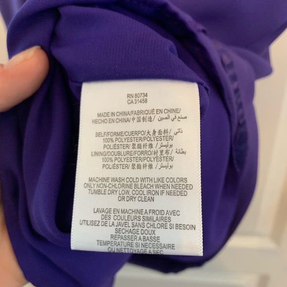 BCBG generation dress - Purple- size 6 - worn once - Picture 9 of 11